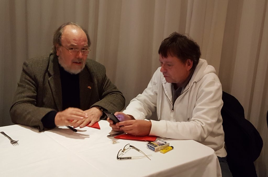Dr. Elmar Wolff (managing commity ESAS Germany, left) and Dipl. Ing. Christian Bader (head of the ESAS office Wien, right)